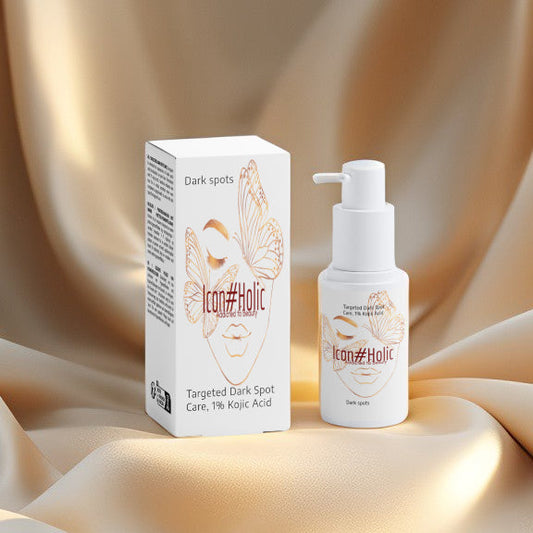 Serum met 1% kojic acid in elegante verpakking – Egaliseert donkere vlekken en verheldert de huid zichtbaar